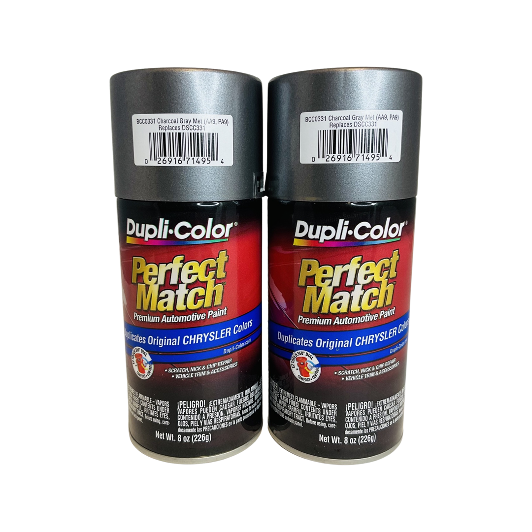 Duplicolor BCC0331 2-Pack Charcoal Gray Aerosol Spray Paint Chrysler