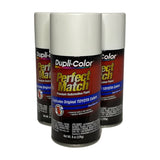 Dupli-Color BTY1626 - 3 Pack Toyota White Pearl Perfect Match Automotive Paint - 8 oz. ea.