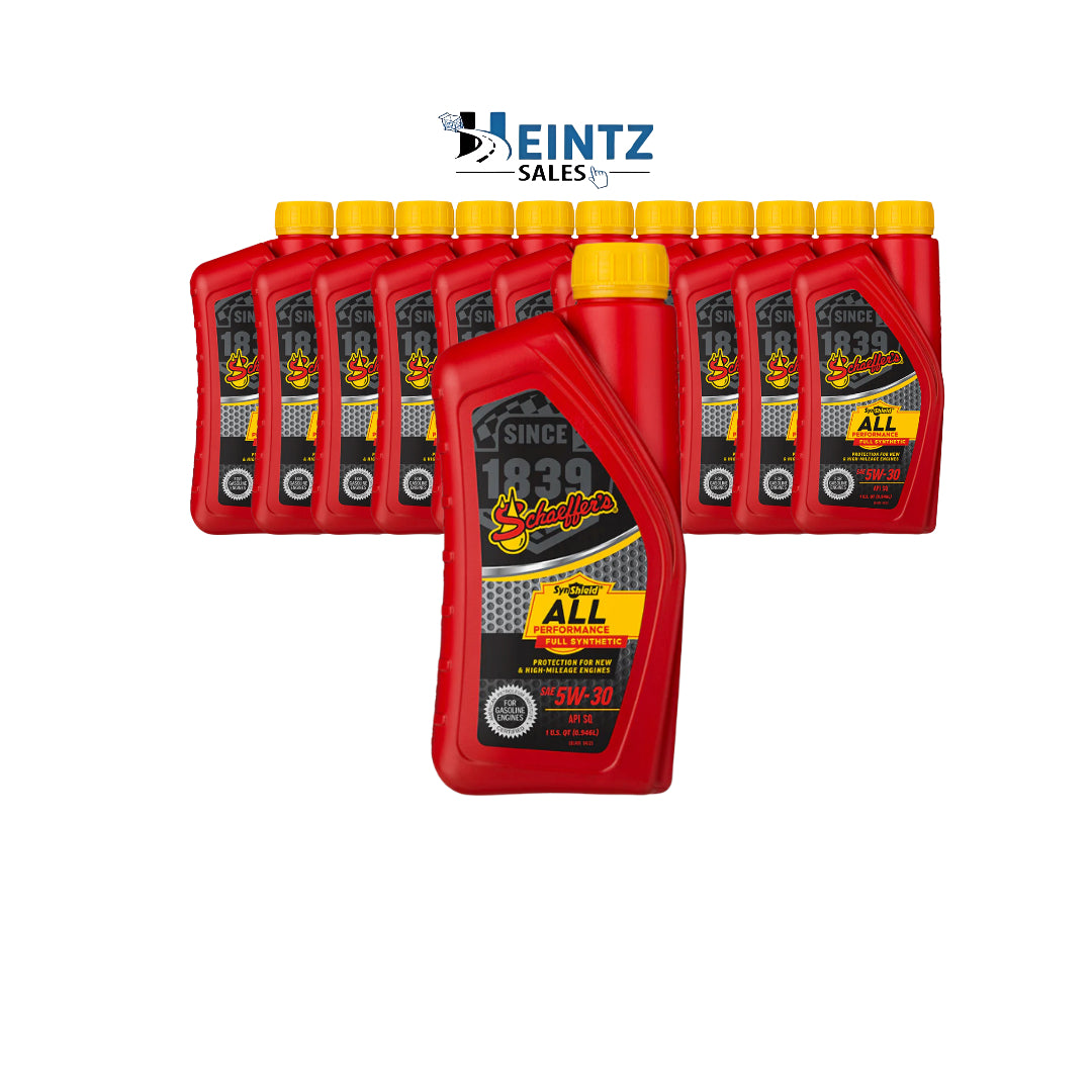 Schaeffer's 6530 SynShield All Performance Full Synthetic 5W-30, 1 qt. - 12 PACK