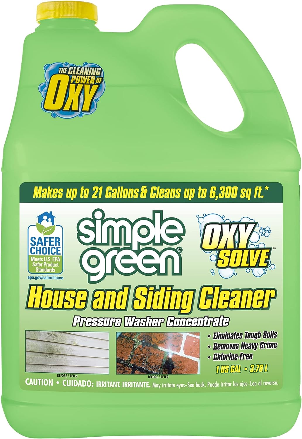 Simple Green 18232 Oxy Solve House & Siding Pressure Wash Cleaner - 1 gal