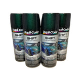 Duplicolor SH500 - 4 Pack Purple-Green Color Shifting Spray Paint - 12 oz. ea.