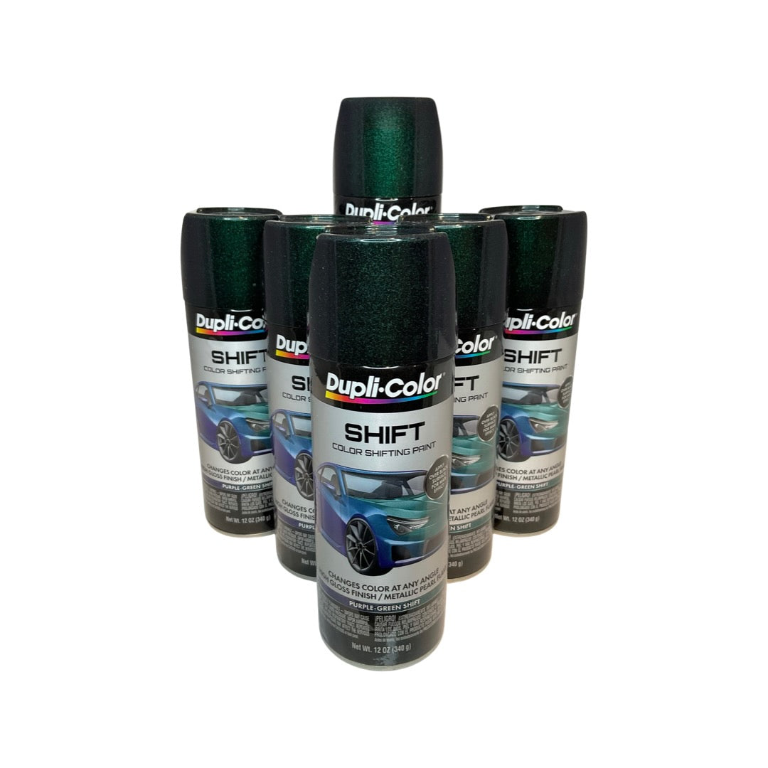 paint　904545 Duplicolor SH500 - 6 Pack Purple-Green Color Shifting Spray Paint