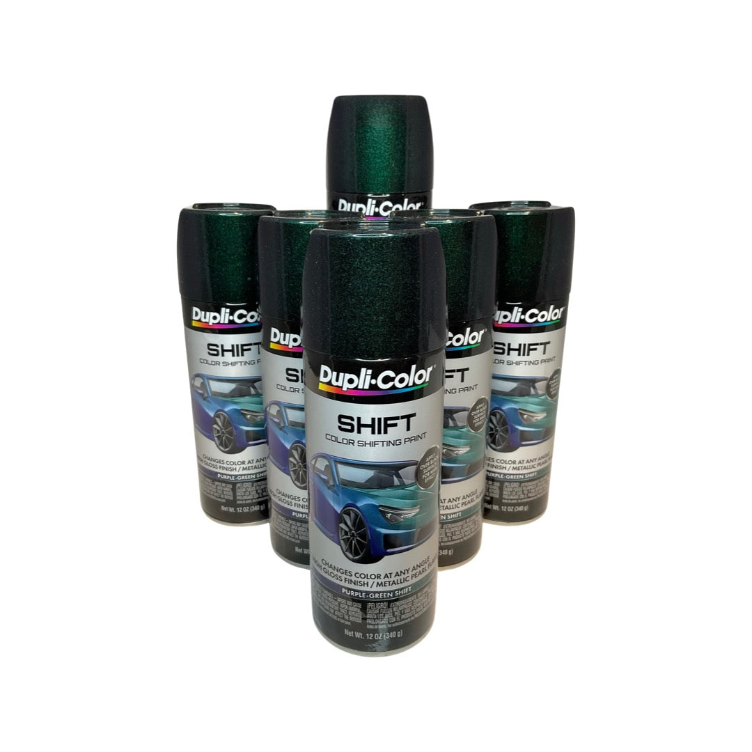 Duplicolor SH500 - 6 Pack Purple-Green Color Shifting Spray Paint