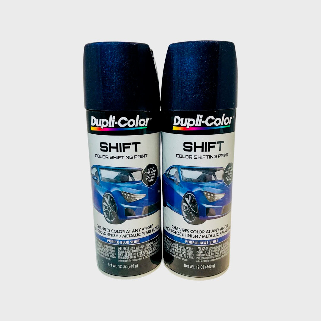 Duplicolor SH501 - 2 Pack Purple-Blue Color Shifting Spray Paint - 12 oz. ea.