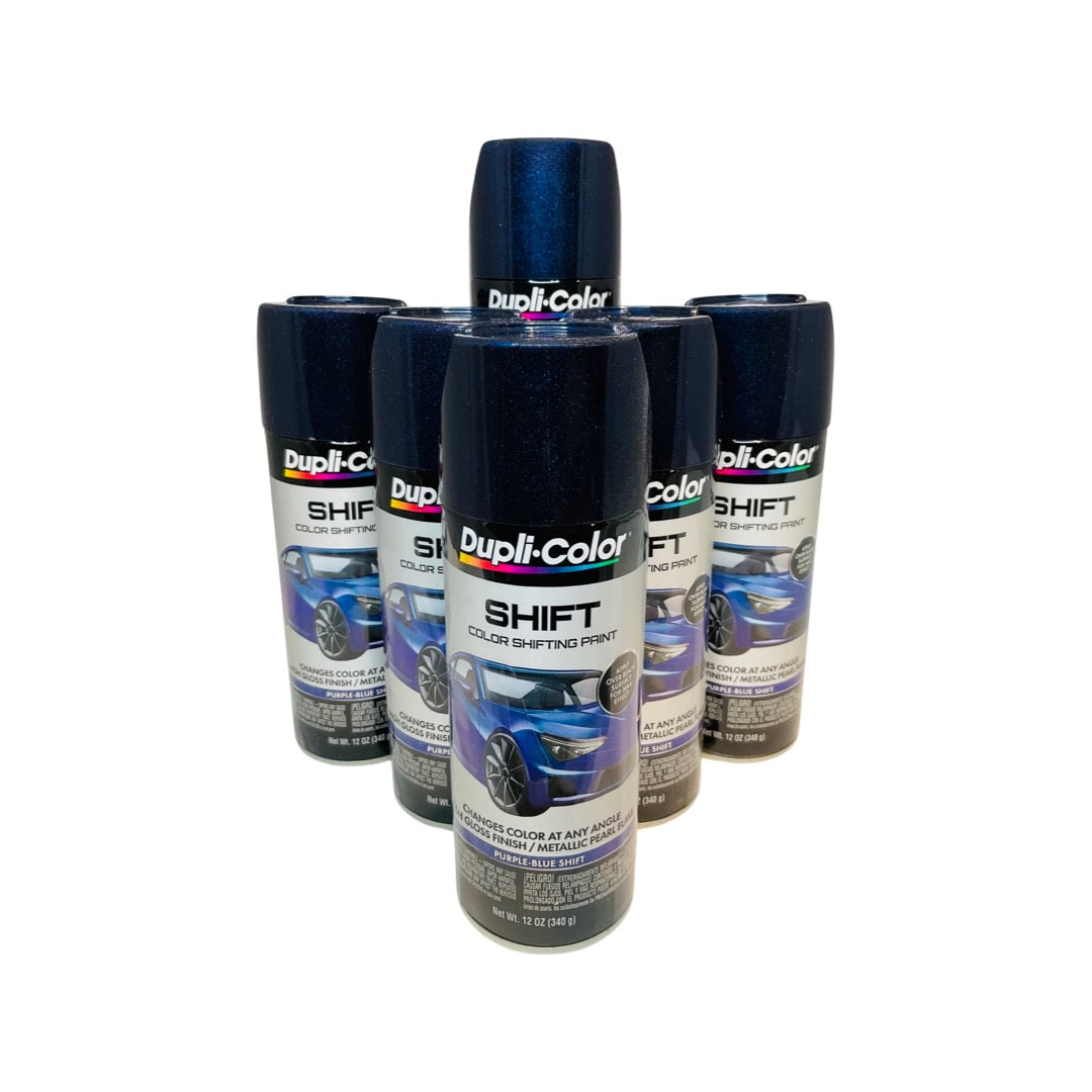 Duplicolor SH501 - 6 Pack Purple-Blue Color Shifting Spray Paint - 12 oz. ea.