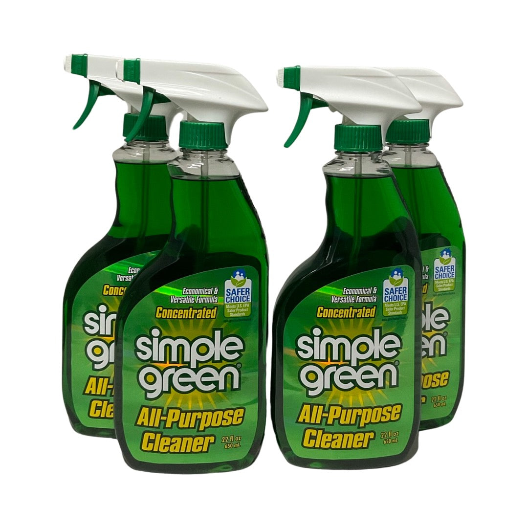 Simple Green 13022 - 4 PACK Concentrated All-Purpose Cleaner - 22oz. ea.