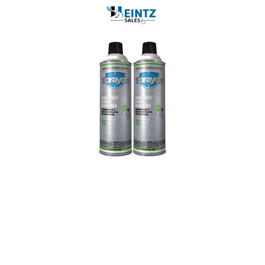 Sprayon CD757 Heavy Duty Citrus Degreaser, 16 oz. Aerosol Spray - SC0757000 2 pack