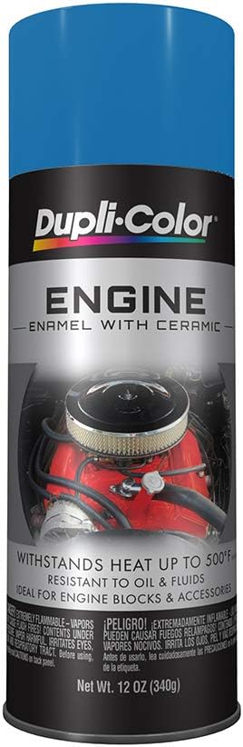 Duplicolor DE1609 Chevrolet Blue Engine Enamel w/ Ceramic - 12 oz ...