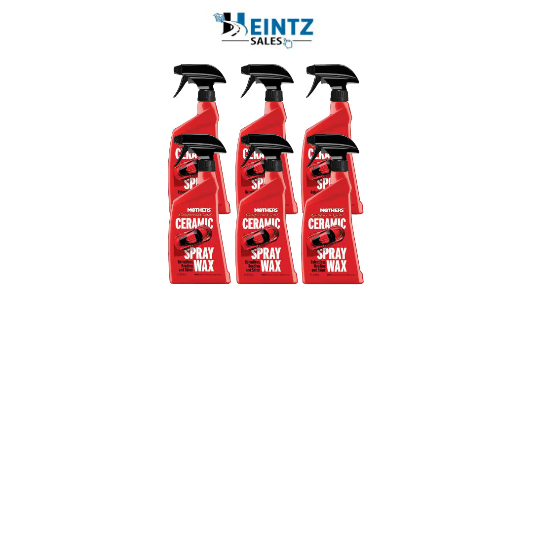 Mothers 05766 California Gold Ceramic Spray Wax 16 oz Hydrophobic Car Wax 6 pack