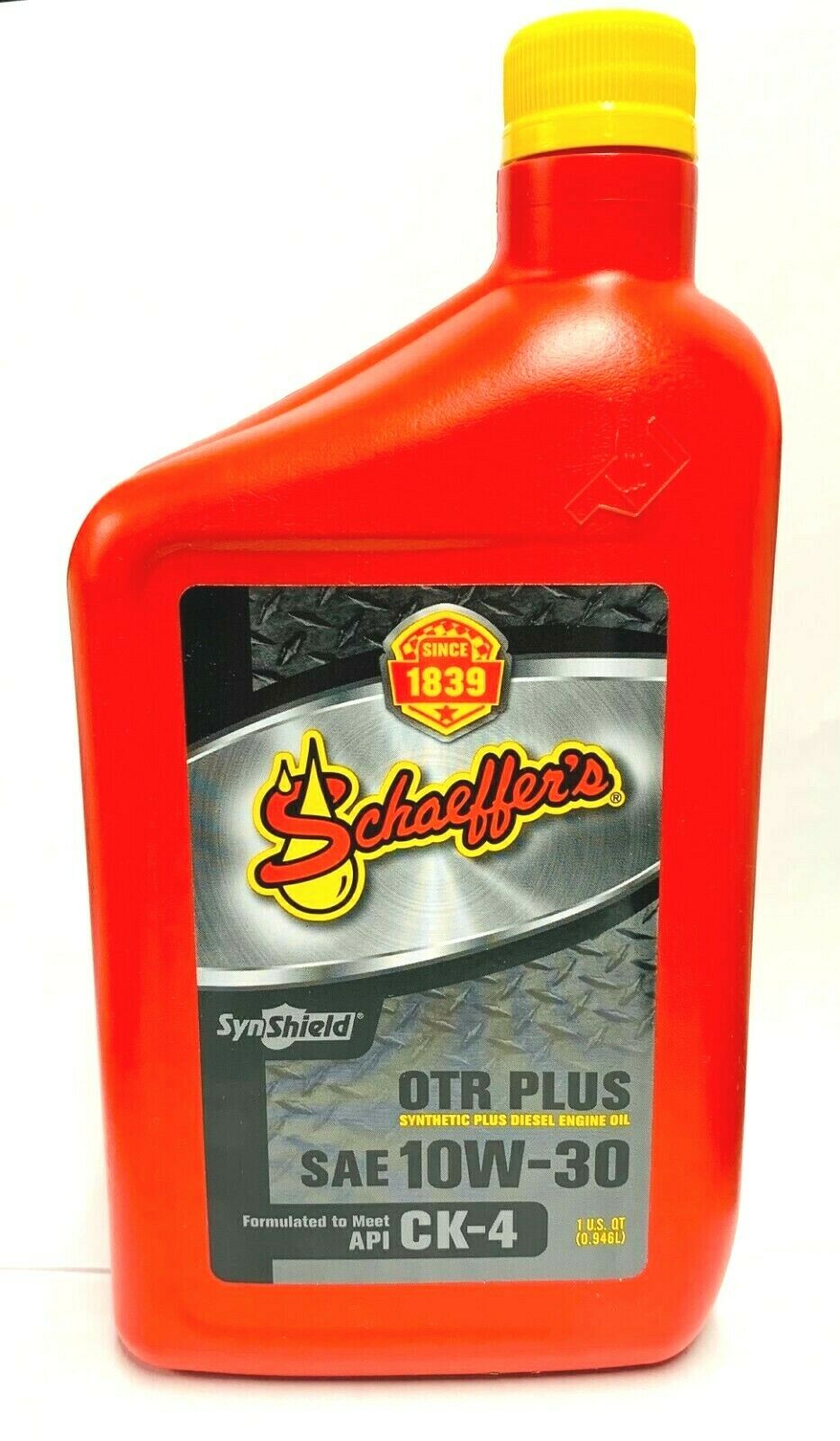 Schaeffer's Synthetic Plus Diesel Engine Oil 0711-012S OTR PLUS SAE 10W-30 - 1 quart.