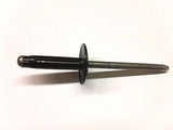 Pop Rivets-TriFold LargeHead-Black Aluminum Shank-3/16" Fasteners250pc-1/8"-3/8"