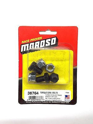 MOROSO 38764 Torque Converter Bolts Kit w/ nuts-3/8" x 24" Grade 8