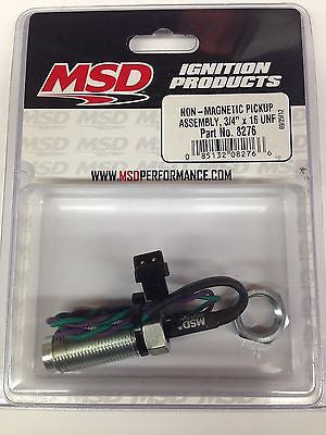 MSD 8276 Non-Magnetic Pickup Replacement for MSD Crank Trigger-3/4"x16 UNF