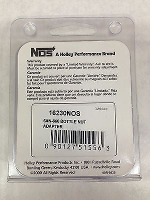 Nitrous Oxide Systems  NOS16230 Nitrous -6AN-660 Bottle Nut adapter