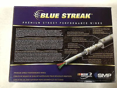 NASCAR Performance BLUE STREAK #10034 Premium Street Per Plug Wires-9.0MM w/HEI