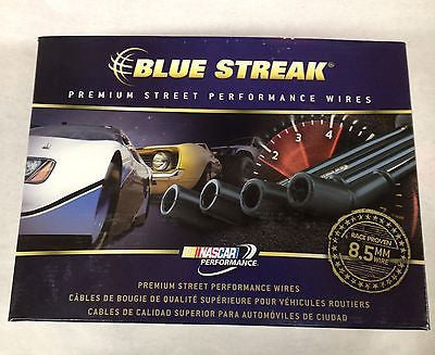 NASCAR Performance BLUE STREAK #10034 Premium Street Per Plug Wires-9.0MM w/HEI