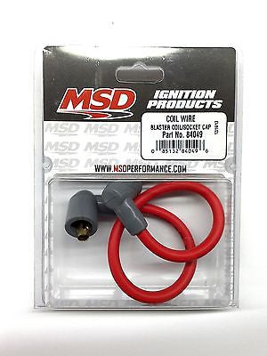 MSD 84049 Blaster Ignition Coil Wire-Socket Style-8.5mm 90° boots-Red