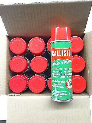 Ballistol Multi Purpose Oil-Lubricant Gun Cleaner-Case of 12 - 6oz Aerosol cans