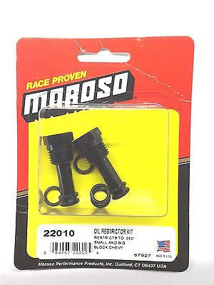 Moroso Screw-In Oil Restrictors Moroso Screw-In Oil Restrictors