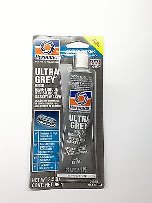 Permatex 82194 Ultra Grey Rigid High Torque Gasket Maker 3.35oz-LOT OF TEN