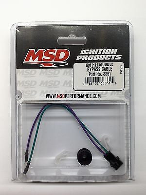 MSD 8861 GM HEI Module Bypass Cable-8" long