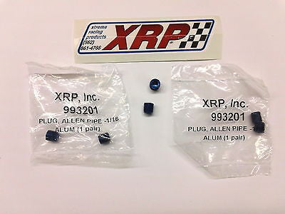 XRP 993201 1/16" NPT allen head socket pipe plug-Anodized Aluminum-Lot of 6