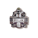 Holley 12-803 Fuel Pressure Regulator-2 Port Adjustable- 4.5-9 PSI-Chrome Finish