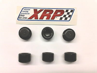 XRP 993205BB 1/2" NPT BLACK allen head socket pipe plug-Anodized Aluminum-QTY 6