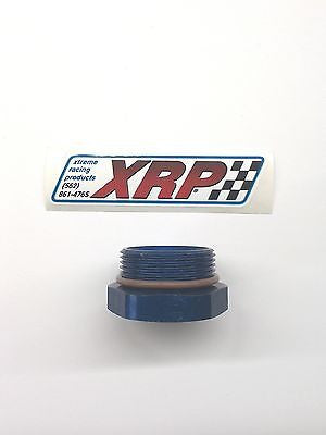 XRP 981420 -20/20AN Straight Thread Hex Head Port Plug- Aluminum w/ Viton O-Ring