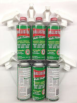 Ballistol Multi Purpose Lubricant Gun Cleaner-SIX-16oz cans w/ Spray Triggers