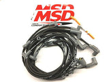 MSD 35603 BB Chevy w/ HEI Tower Cap Spark Plug Wires-Super Conductor 8.5mm-BLACK