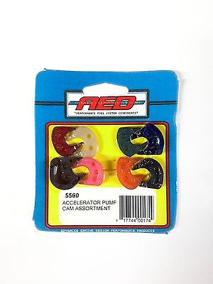 AED Performance Accelerator Pump Cam Assortment 5560 AED Performance Accelerator Pump Cam Assortment 5560