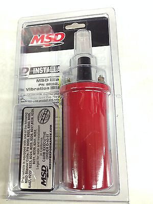 MSD Blaster 2 コイル PN 8202 MSD 8202 Ignition Coil Blaster 2 Canister Round Oil Filled