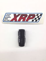 XRP 100006BB Performance Race Fitting -6/6AN Black Straight Fuel/Water/Oil line