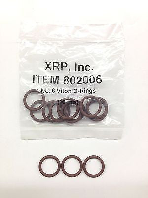 XRP 802006 -6 6AN Viton® O-ring for race hose fittings & plumbing line-Lot of 5