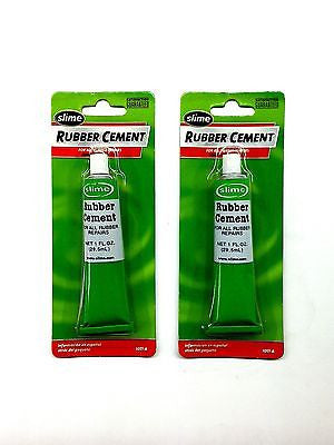 SLIME 1051-A 1oz Tube Rubber Cement - Rubber Tire & Bike Repair-Buy 1 Get 1 FREE