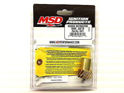 MSD 8471 Bronze Distributor gear for Small Block/Big Block Chevy- .500" ID