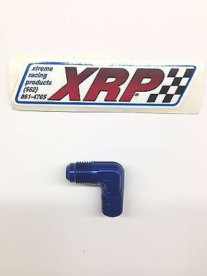 XRP 982206 Pipe Adapter 1/4" NPT Male to -6 Flare 90° Elbow Fuel/Water/Oil hose