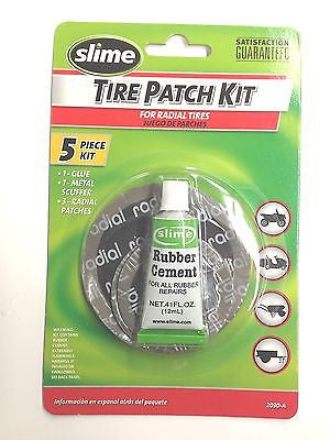 SLIME 2030-A - 2 Pack Deluxe Tire Patch Kit and Glue - 3 patches ea.