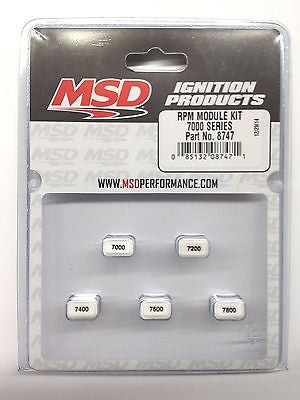 MSD 8747 - MSD Ignition 7000RPM-7800RPM Module Kit- Rev Limiter Pill Kit-Even