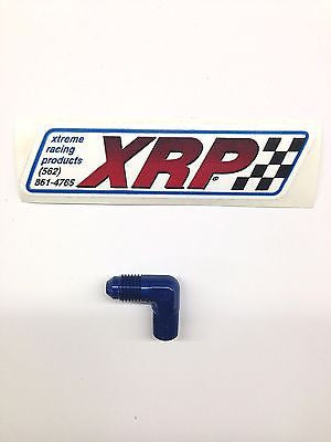 XRP 982204 Pipe Adapter 1/8" NPT Male to -4 Flare 90° Elbow Fuel/Water/Oil hose
