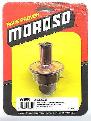 MOROSO 97800 Check Valve - Replacement Crank Case Evacuation Valve