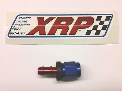 XRP 230004 Performance Race Push-on Fitting -4/4AN Straight Fuel/Water/Oil line