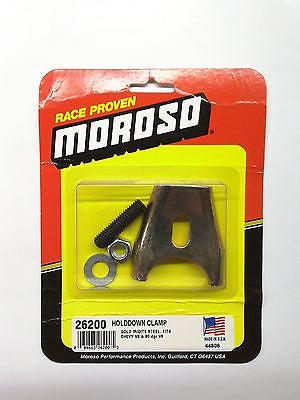 MOROSO 26200 Steel Chevrolet Distributor Hold Down Clamp for HEI BBC and SBC
