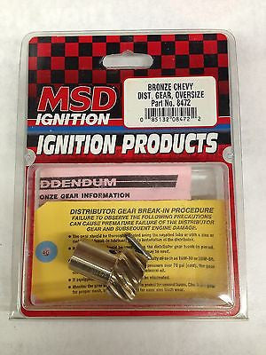 MSD 8472 Oversize Chevy Bronze Distributor gear - .500 - NEW