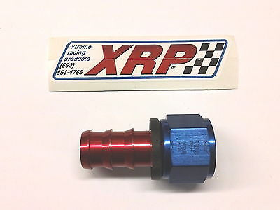 XRP 230012 Performance Race Push-on Fitting-12/12AN Straight Fuel/Water/Oil line