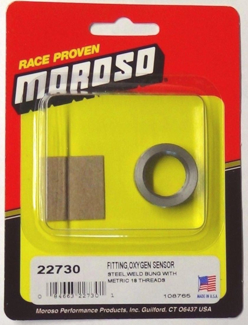 Moroso 22730 Steel Oxygen Sensor Weld-On Bung