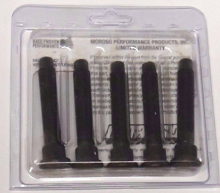 Moroso 46180 Wheel Studs 1/2"-20 x 3" Press-In Studs