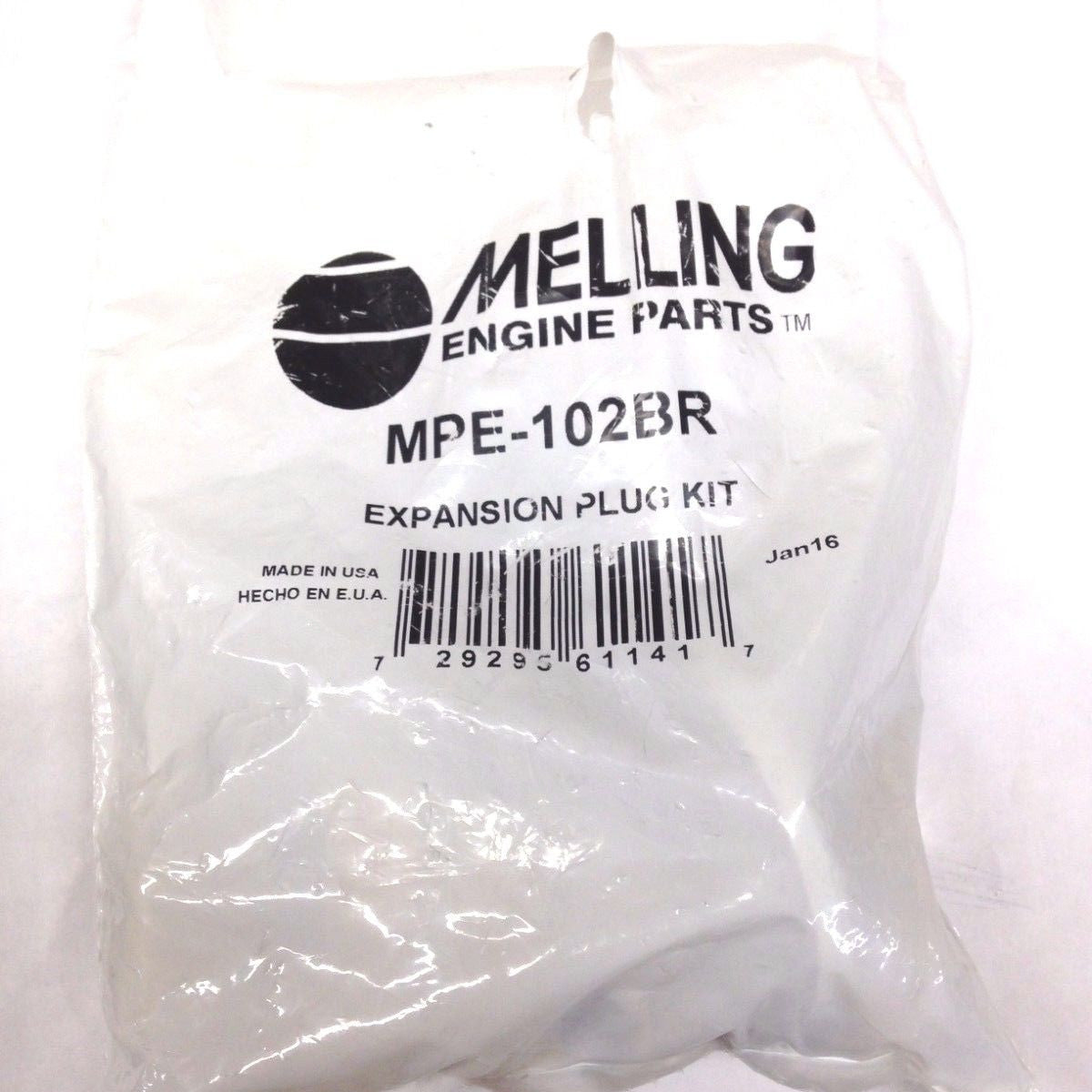 Melling MPE102BR Freeze Plug Kits, Brass, BBC Chevy Heintz Sales