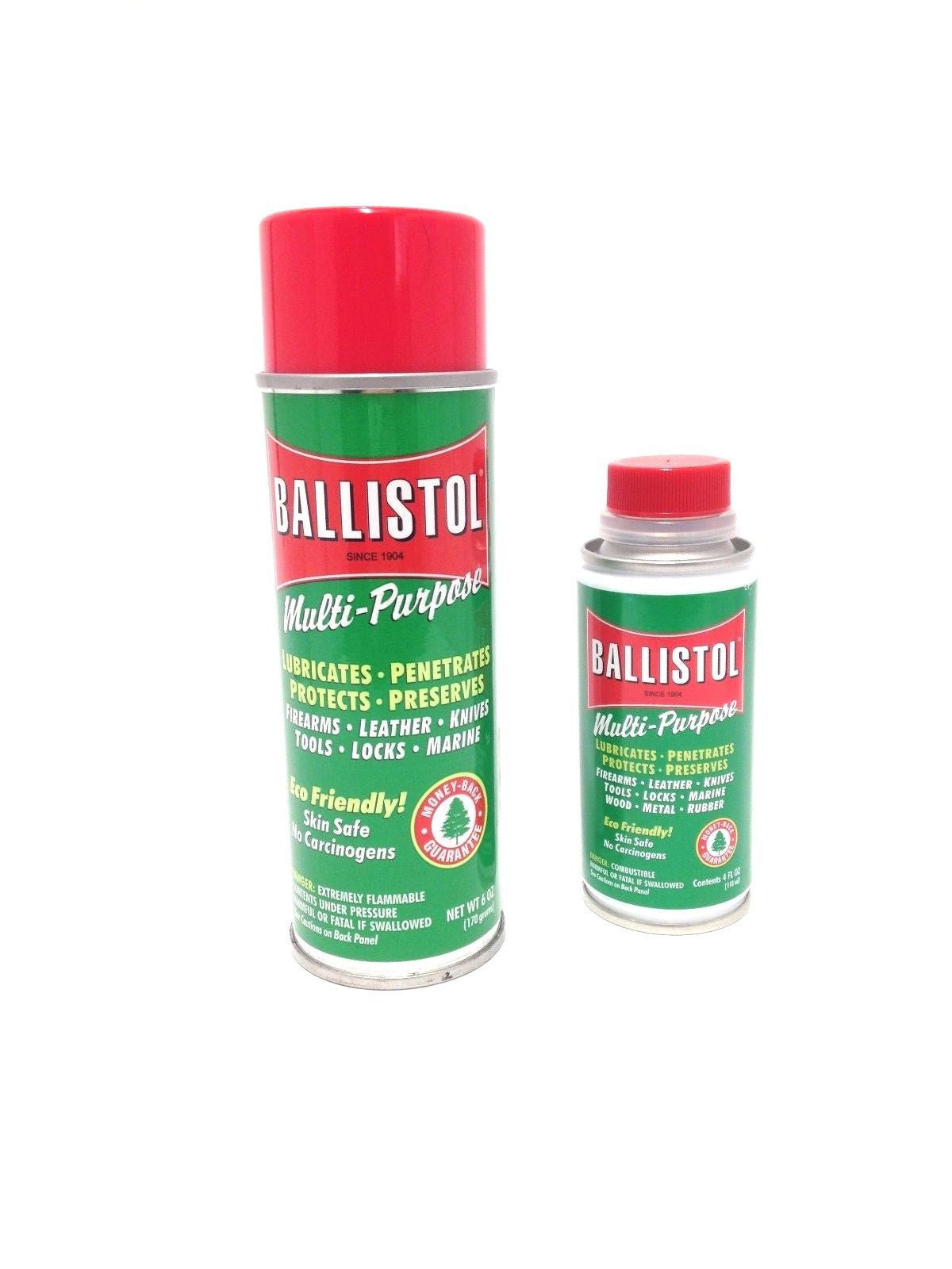 Ballistol Multi Purpose Oil-Lubricant Gun Cleaner-6oz Aerosol & 4oz Non-Aerosol